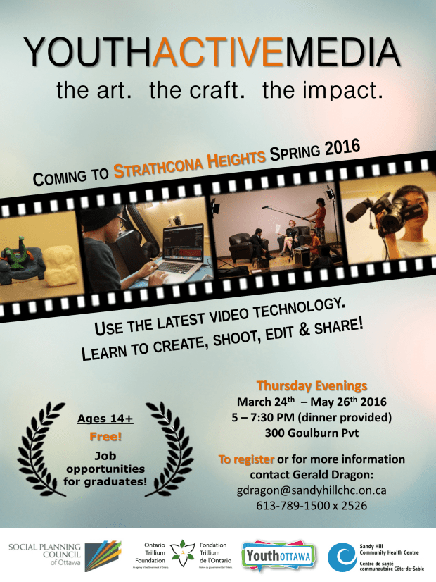 YAM Sandyhill Spring2016 Poster